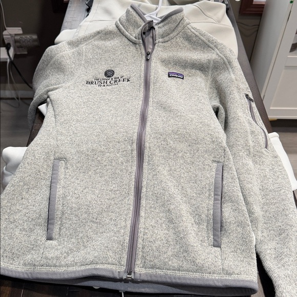 Patagonia Jackets & Blazers - Patagonia Sweater Full Zip Womens XS Fleece Gray Outdoor "Brush Creek Ranch"